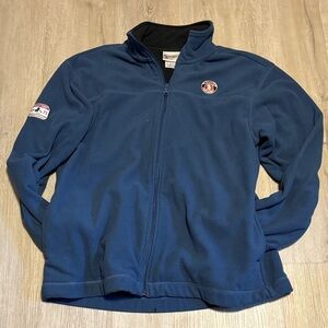 Men's Mickey Blue Zip Up Sweater